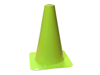 Verkeerskegel limegroen 30 cm